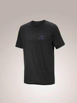 T-shirt Kragg Sl Cotton Bird Word Black Electra | Arcteryx