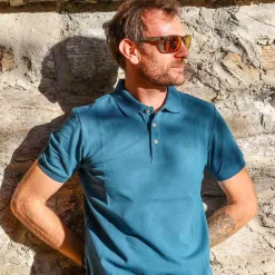 T-shirt Lifestyle Polo Piqué Explore Blue - Polo | Azimut Outdoor