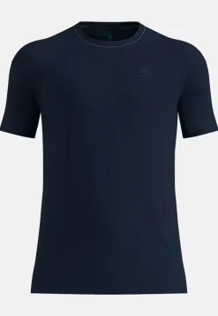 T-Shirt Merino 160 Crew Dark Sapphire - Tee Shirt Mc | Odlo
