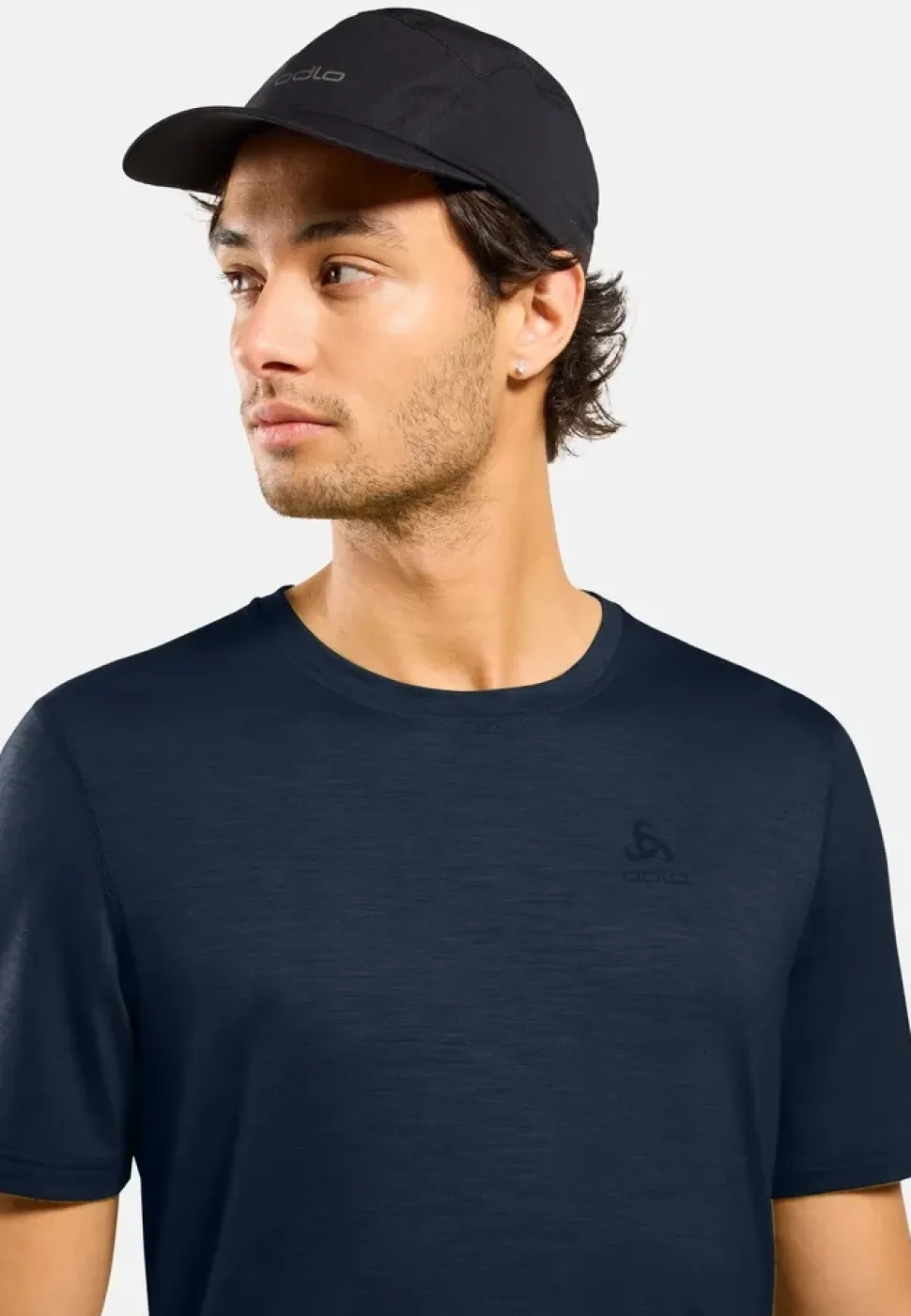 T-Shirt Merino 160 Crew Dark Sapphire - Tee Shirt Mc | Odlo