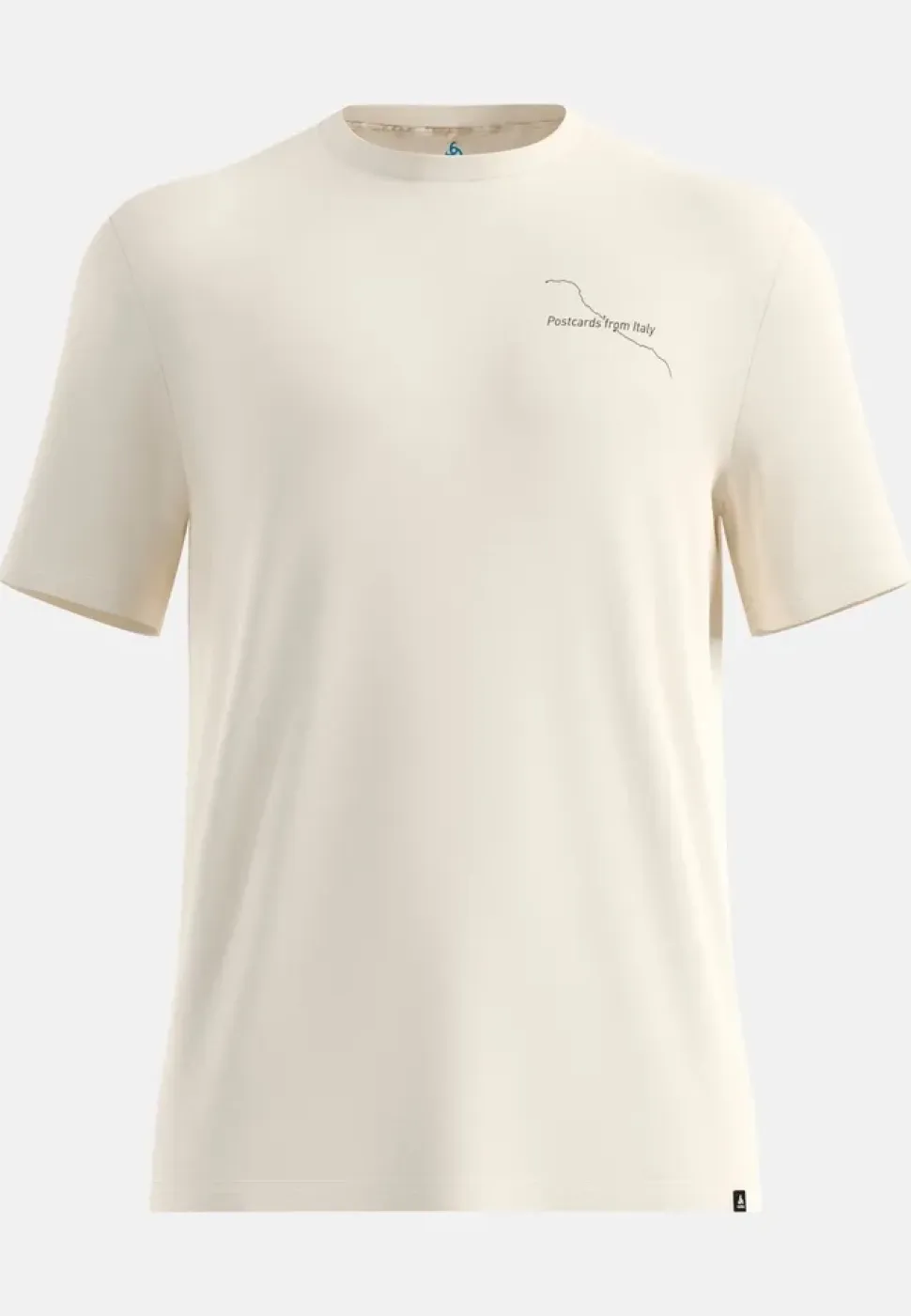 T-Shirt Merino 160 Postcards Gardenia - Tee Shirt Mc | Odlo