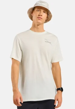 T-Shirt Merino 160 Postcards Gardenia - Tee Shirt Mc | Odlo
