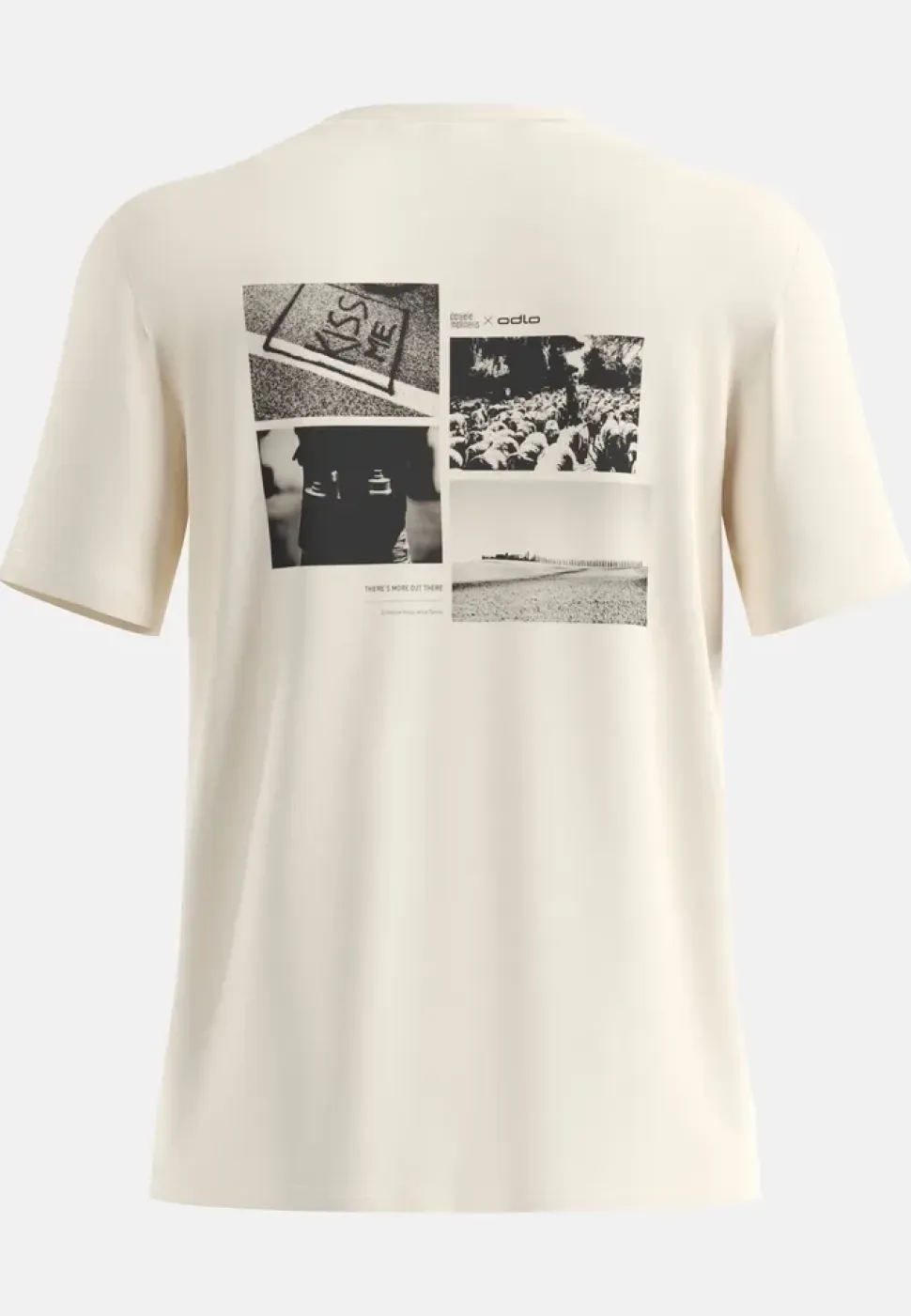 T-Shirt Merino 160 Postcards Gardenia - Tee Shirt Mc | Odlo