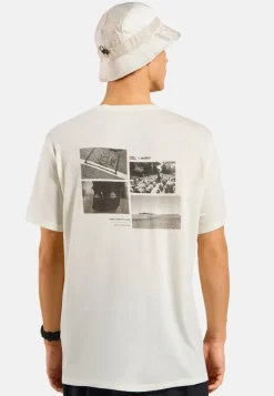 T-Shirt Merino 160 Postcards Gardenia - Tee Shirt Mc | Odlo