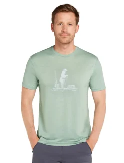 T-shirt Merino 150 Tech Lite Pol Paddle Moss | Icebreaker