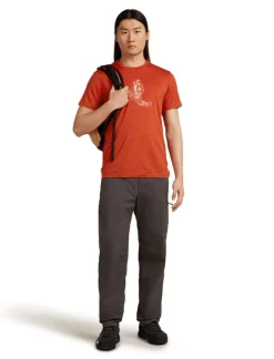 T-shirt merinos 150 Tech Lite Skiing Yeti Agate