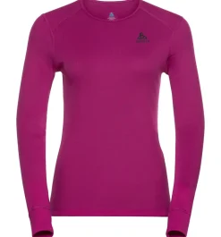 T-shirt Ml Femme Active Warm Eco Fuschia - Tee Shirt Ml | Odlo