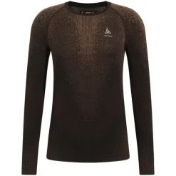 T-shirt Performance Warm Blackcomb Fudge - Tee Shirt Ml | Odlo