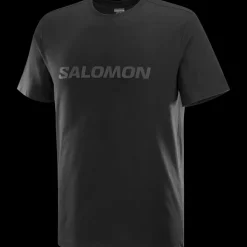 T-Shirt Salomon Logo Deep Black - Tee Shirt Mc | Salomon