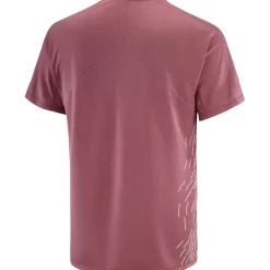 T-shirt Sense Aero Gfx Nocturne Whisper White - Tee Shirt Mc | Salomon