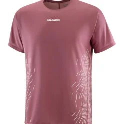 T-shirt Sense Aero Gfx Nocturne Whisper White - Tee Shirt Mc | Salomon