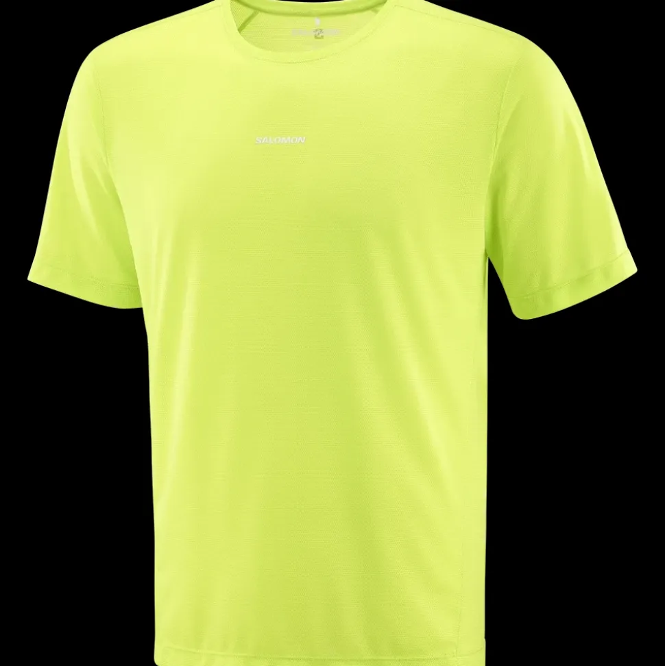T-shirt Shkout Core Acid Lime - Tee Shirt Mc | Salomon