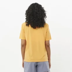 T-shirt Shkout Core Femme Warm Apricot - Tee Shirt Mc | Salomon