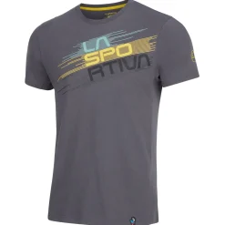 T-shirt Stripe Evo Carbon / Moss - Tee Shirt Mc | La Sportiva