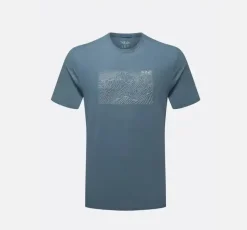 T-Shirt Syncrino Ridge Orion Blue - Tee Shirt Mc | Rab