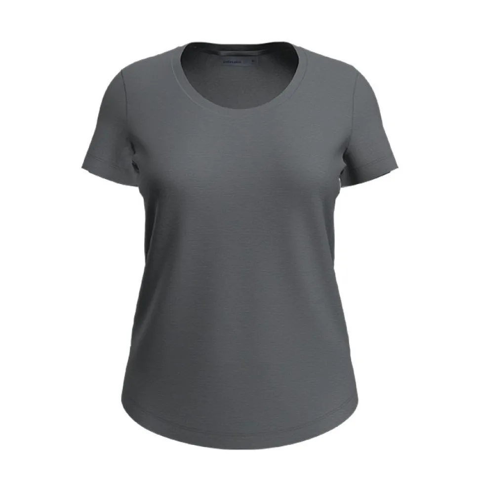 T-shirt Tech Lite II Femme Gritstone Hthr - Tee Shirt Mc | Icebreaker
