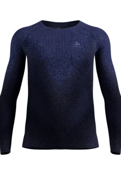 T-shirt Top Crew Performance Warm Blackcomb Skipper Blue