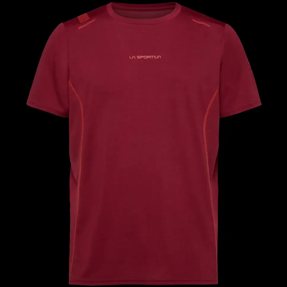 T-shirt Tracer Sangria - Tee Shirt Mc | La Sportiva
