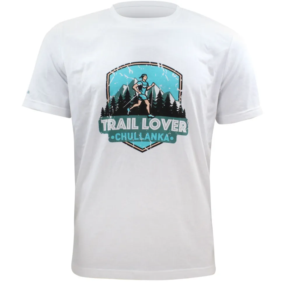 T-shirt Trail Lover Blanc - Tee Shirt Mc | Chullanka