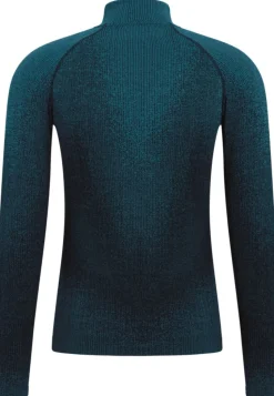 T-shirt Turtle Neck Performance Warm Blackcomb Provincial Blue | Odlo