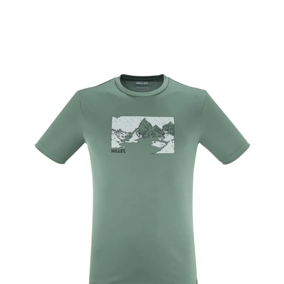T-shirt Wanaka Fast Green - Tee Shirt Mc | Millet