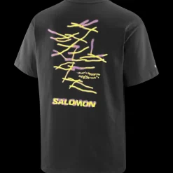 T-shirt Wild Rays Deep Black - Tee Shirt Mc | Salomon