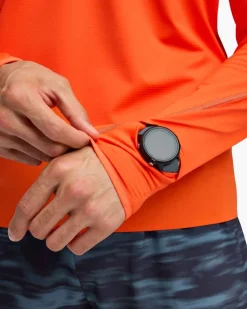 T-shirt Zippé Glidetech Lava - Polaire | Hoka