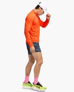 T-shirt Zippé Glidetech Lava - Polaire | Hoka