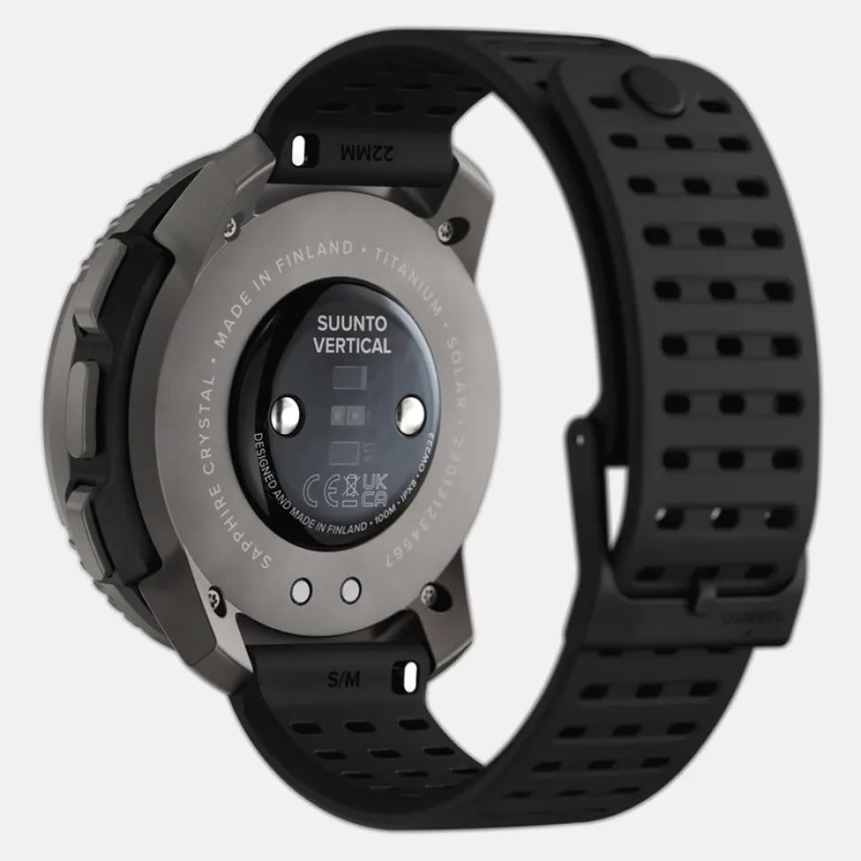 Vertical Titanium Solar Black - Gps Running | Suunto