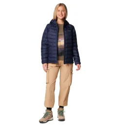 Veste à Capuche Powder Lite II Femme Collegiate Navy - Doudoune