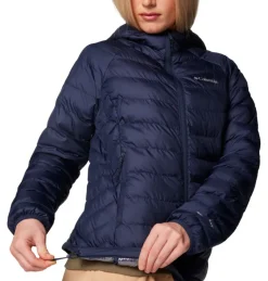 Veste à Capuche Powder Lite II Femme Collegiate Navy - Doudoune