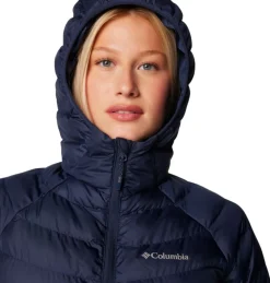 Veste à Capuche Powder Lite II Femme Collegiate Navy - Doudoune