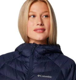 Veste à Capuche Powder Lite II Femme Collegiate Navy - Doudoune