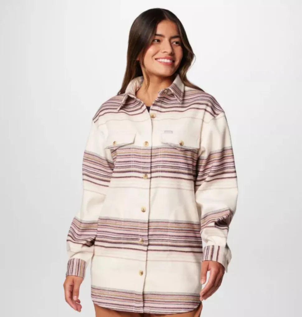 Veste Chemise Calico Basin Chalk Vista - Chemise | Columbia Sportswear