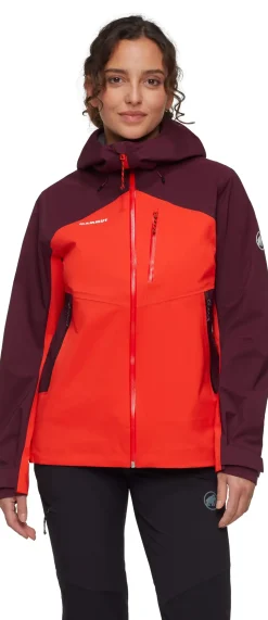 Veste F Alto Guide Hs Hooded  Red Vin - Veste | Mammut