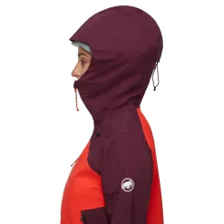 Veste F Alto Guide Hs Hooded  Red Vin - Veste | Mammut
