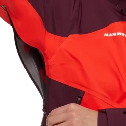Veste F Alto Guide Hs Hooded  Red Vin - Veste | Mammut