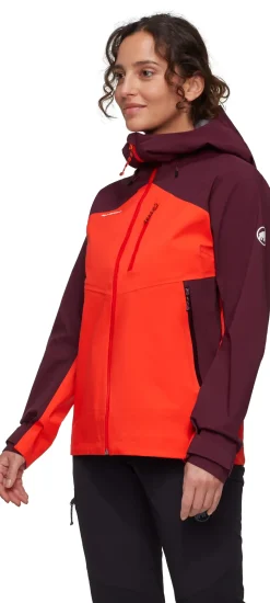 Veste F Alto Guide Hs Hooded  Red Vin - Veste | Mammut