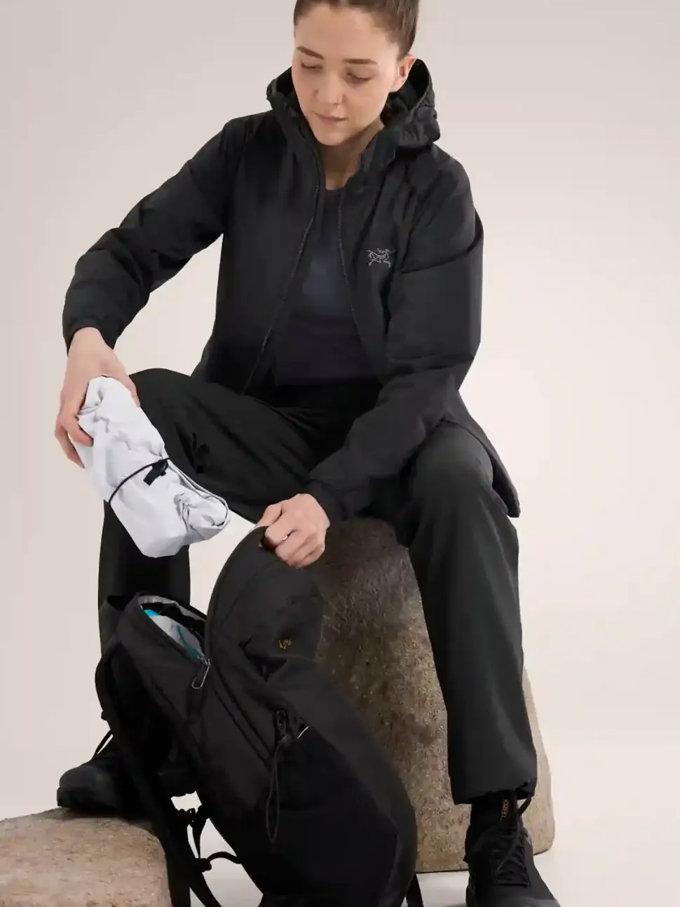 Veste Femme Atom Sweat Black - Veste | Arcteryx