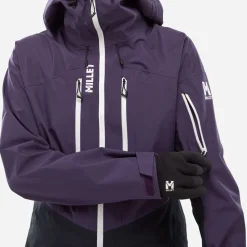 Veste Femme M White 3l Purple Velvet Black
