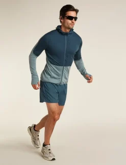 Veste Merino 200 Realfleece Descender Abyss Blue - Veste | Icebreaker