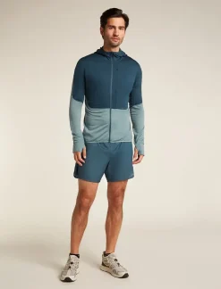 Veste Merino 200 Realfleece Descender Abyss Blue - Veste | Icebreaker