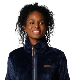 Veste Polaire Femme Fire Side II Sherpa Collegiate Navy - Polaire