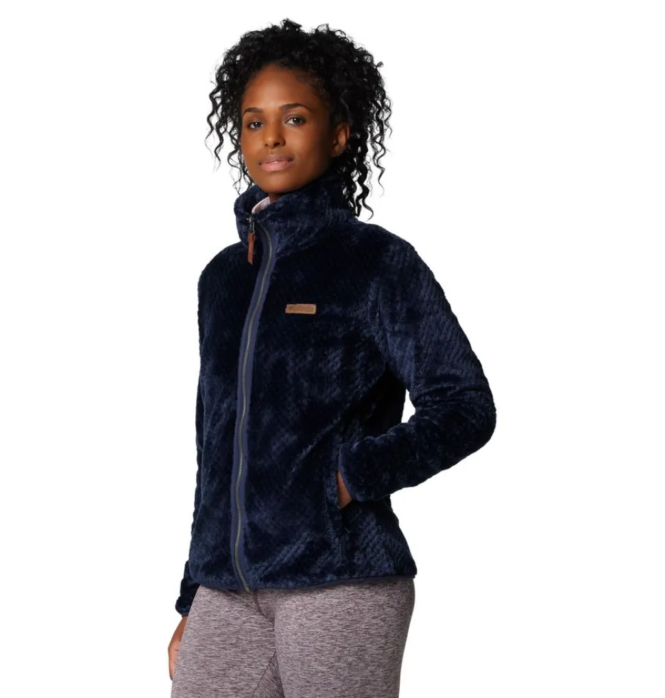 Veste Polaire Femme Fire Side II Sherpa Collegiate Navy - Polaire