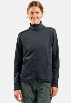 Veste Polaire Femme Grid Fleece Black Melange