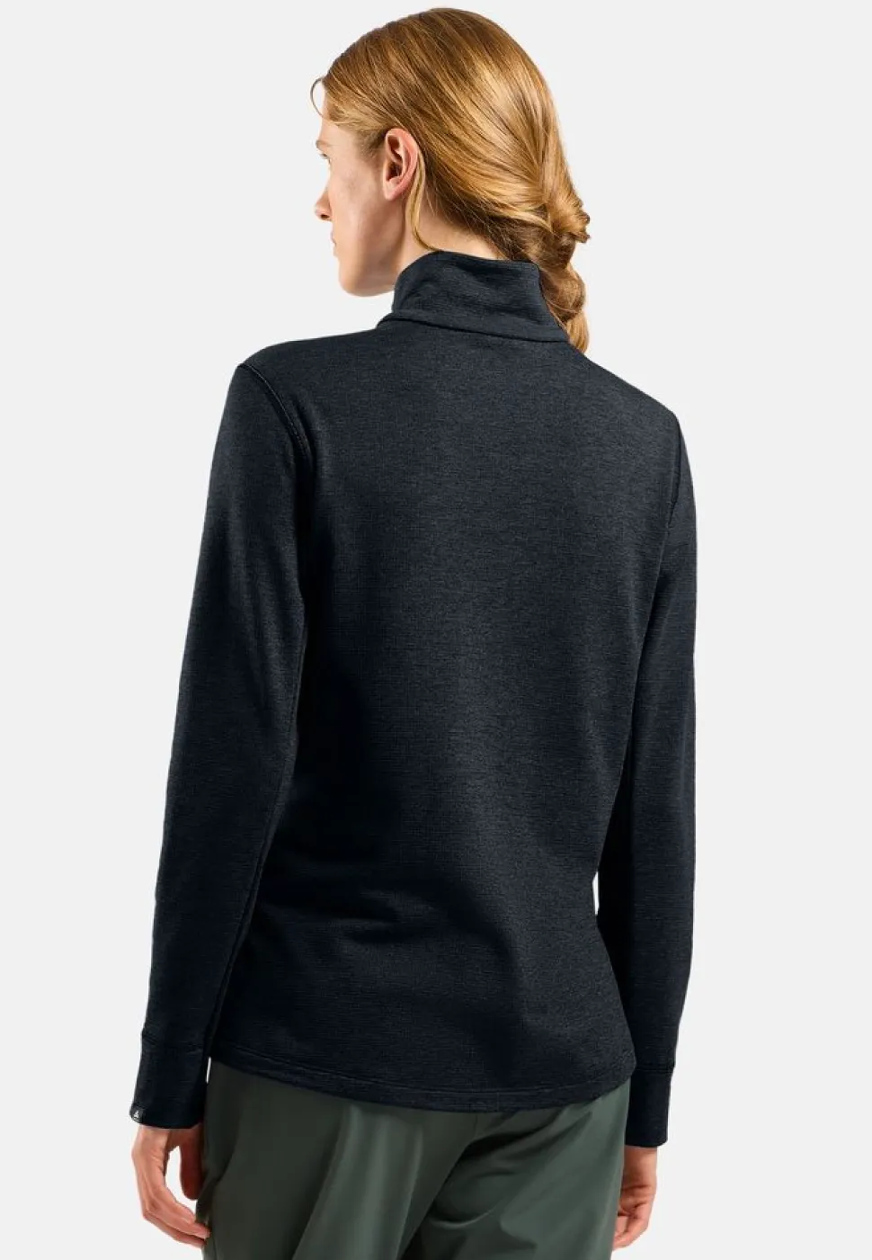Veste Polaire Femme Grid Fleece Black Melange