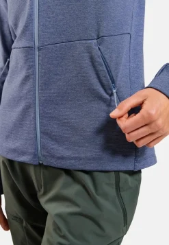 Veste Polaire Femme Grid Fleece Blue Heron Melange