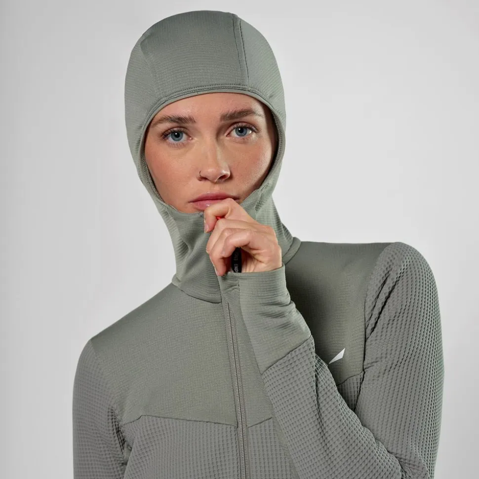 Veste Polaire Femme Puez Waffle Hybrid Shadow - Polaire | Salewa