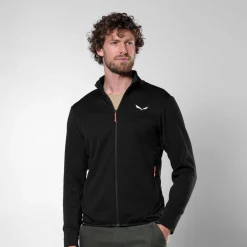 Veste Polaire Puez Waffle Hybrid Black - Polaire | Salewa