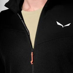 Veste Polaire Puez Waffle Hybrid Black - Polaire | Salewa